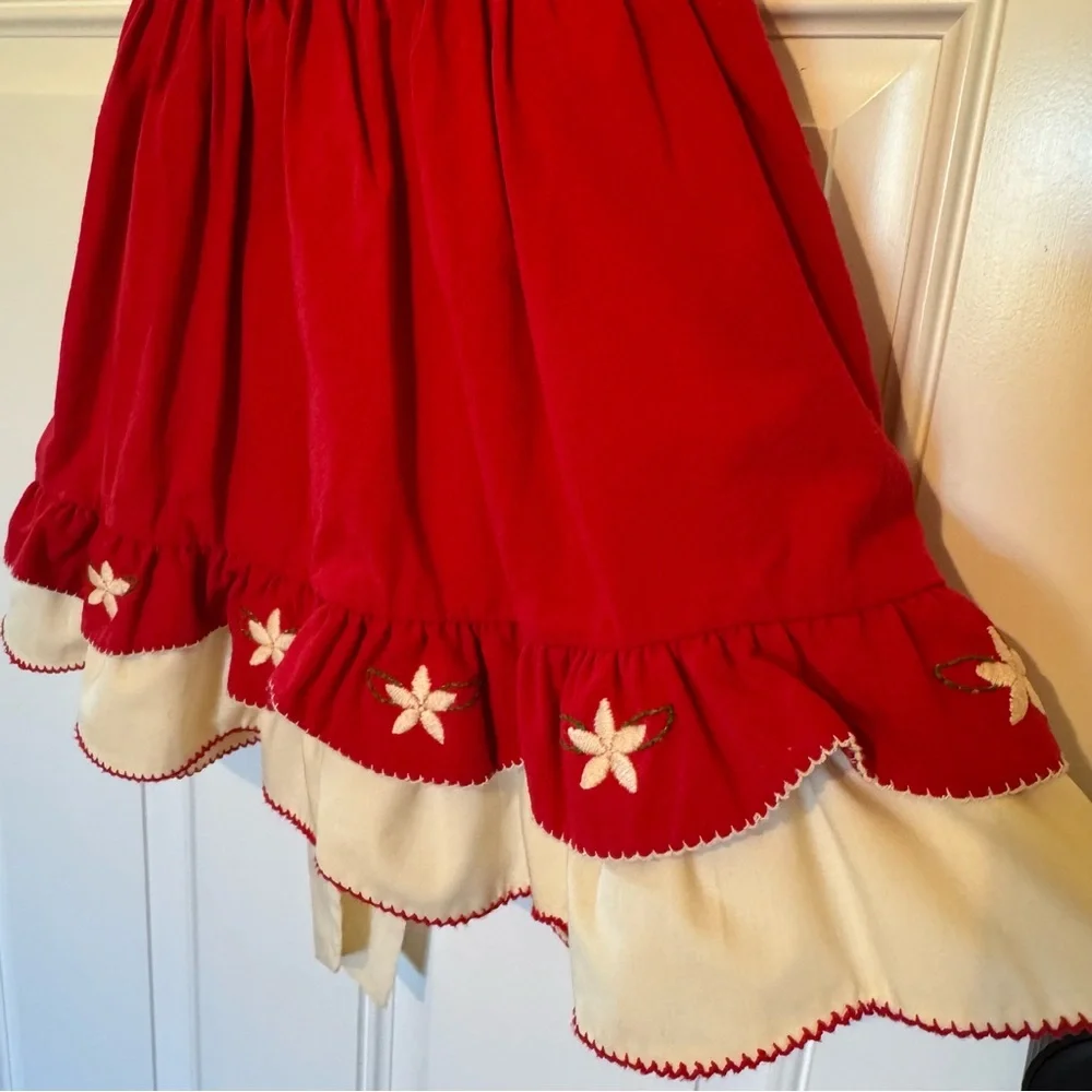 Well Dressed Wolf Classic Good Cheer Red White Dress Holiday Christmas Girls 3